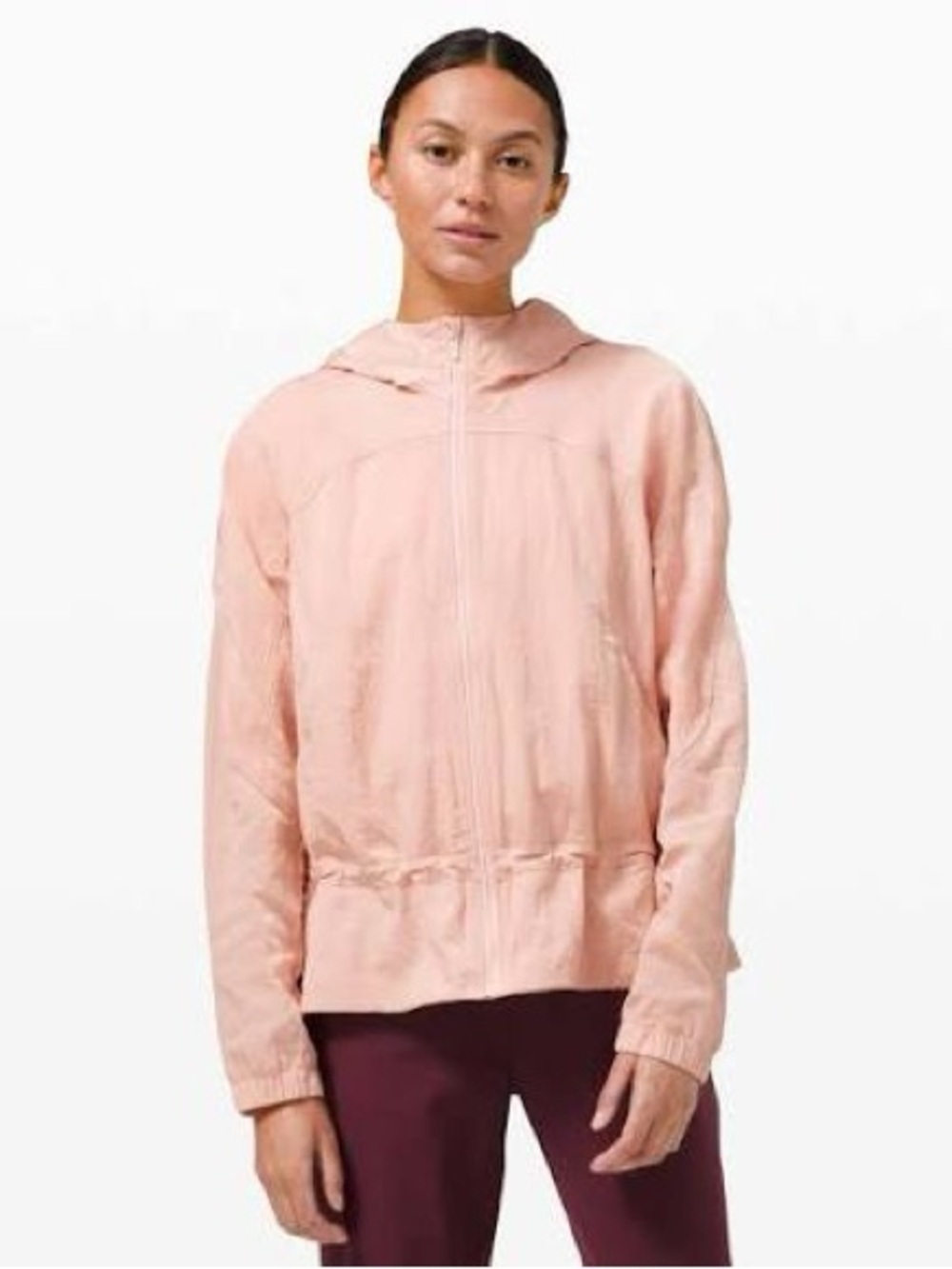 Lulu Lemon Ready to Go Jacket- Size 12- Pink Mist